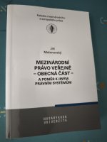 Mezinárodní právo veřejné - obecná část - a poměr k jiným právním systémům