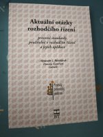 Aktuální otázky rozhodčího řízení